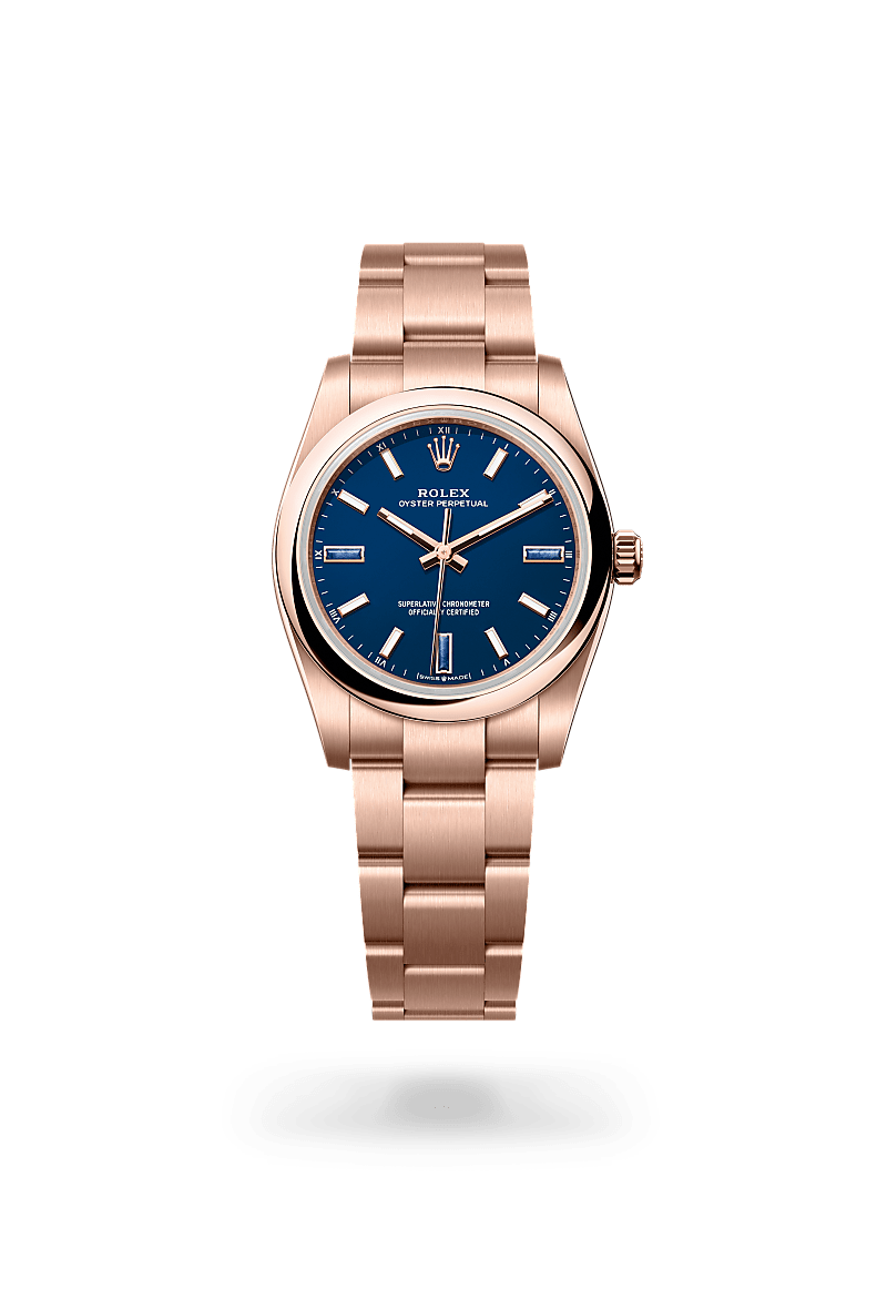 Rolex 
Oyster Perpetual 34
Oyster, 34 mm, Everose gold
M124205-0002